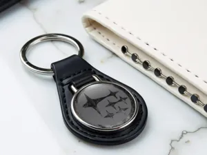 Subaru Leather Keychain Leather Durable Style Modern